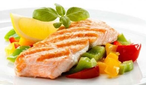 Ψάρια με λαχανικά για τη δίαιτα Dukan